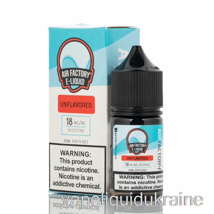 Vape Liquid Ukraine Unflavored - Air Factory SALTS - 30mL 18mg